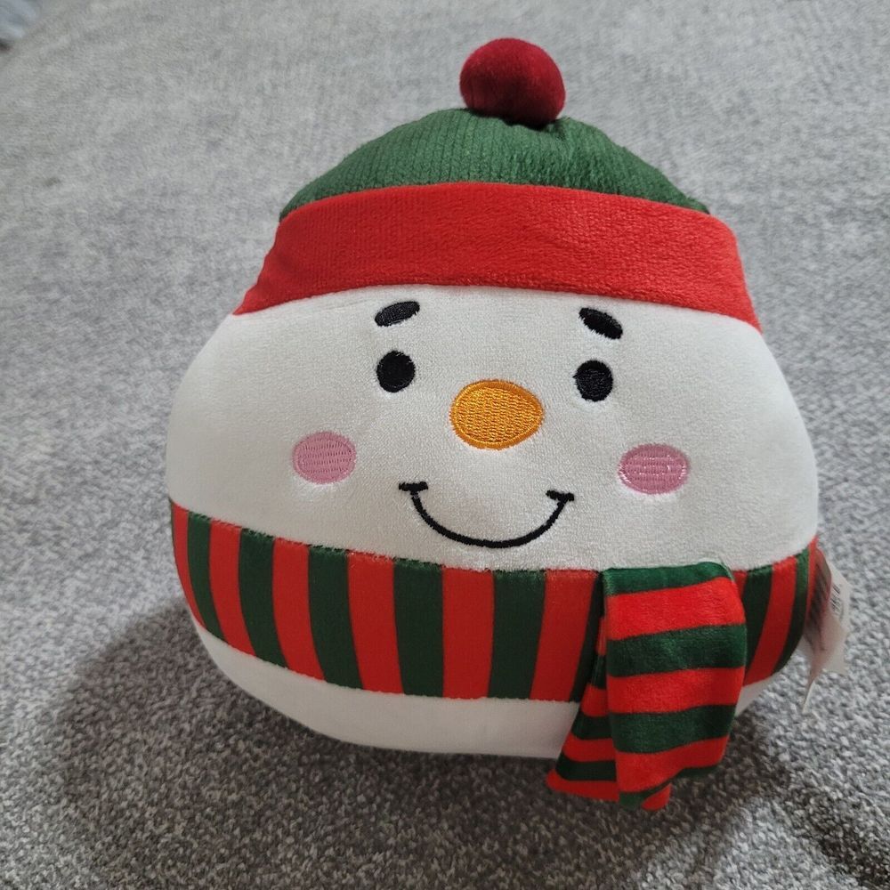 Squishie Christmas Snowman 10" EUC